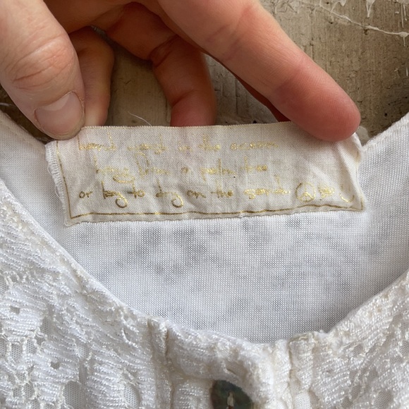 Jen’s Pirate Booty Maverick White Lace Sleeveless Hi Lo Dress Size Small - Picture 8 of 11